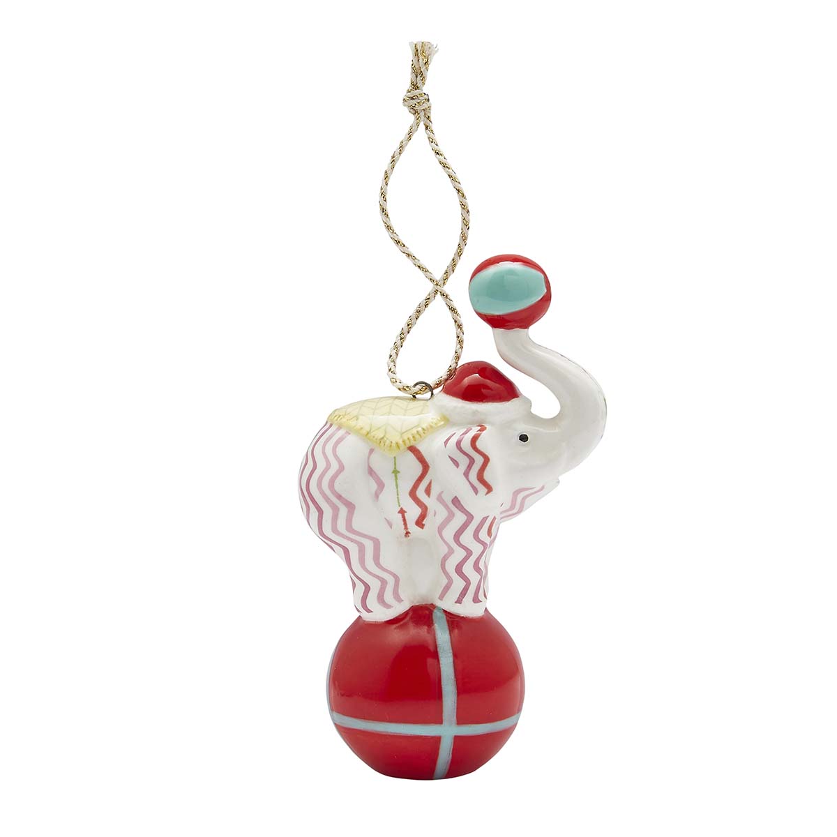 Kit Kemp Rik Rak Elephant Ornament image number null
